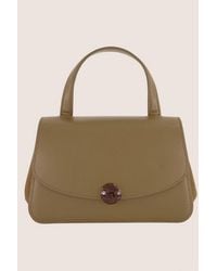 Vince - Flora Leather Mini Top-Handle Bag - Lyst