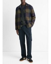 Vince - Italian Plaid Splittable Wool-Blend Shirt Jacket - Lyst