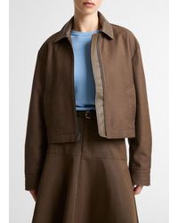 Vince - Casual Cotton Twill Jacket - Lyst