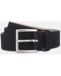 Vince - 32Mm Nubuck Leather Belt - Lyst