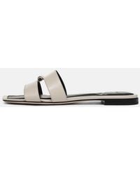 Vince - Piper Leather Slide Sandal - Lyst