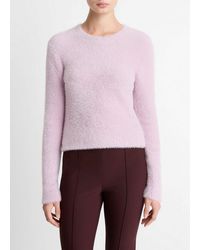 Vince - Eyelash Crew Neck Sweater - Lyst
