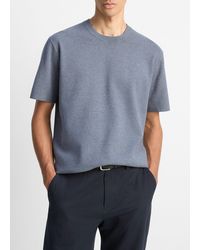 Vince - Milano Short-Sleeve Crew Neck Sweater - Lyst