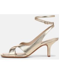 Vince - Lola Leather Heeled Wrap Sandal - Lyst