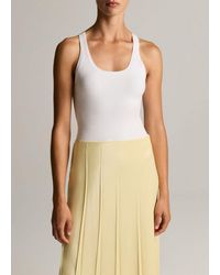 Vince - Milano-Stitch Scoop-Neck Sweater Tank - Lyst
