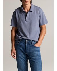 Vince - Garment Dye Cotton Polo Shirt - Lyst