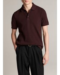 Vince - Variegated Pima Cotton Polo Shirt - Lyst