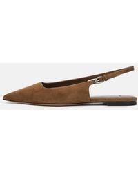 Vince - Gracy Suede Slingback Flat - Lyst