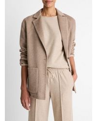Vince - Double-Face Wool & Cashmere-Blend Blazer - Lyst