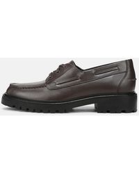 Vince - Dillon Leather Lug Loafer - Lyst