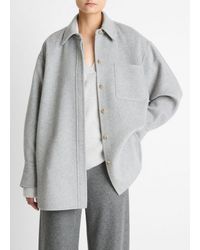 Vince - Double-Face Wool & Cashmere-Blend Shirt Jacket - Lyst