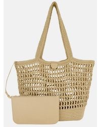 Vince - Barcelona Cotton Crochet Large Tote - Lyst