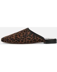 Vince - Dakota Leopard-Print Calf Hair Mule - Lyst