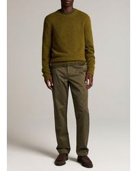 Vince - Owen Athletic Brushed Cotton Twill Chino - Lyst