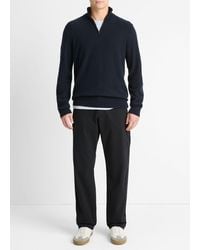Vince - Plush Cashmere Quarter-Zip Sweater - Lyst