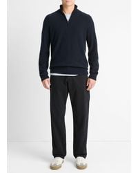 Vince - Plush Cashmere Quarter-Zip Sweater - Lyst