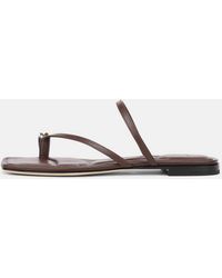 Vince - Polli Leather Toe-Ring Sandal - Lyst