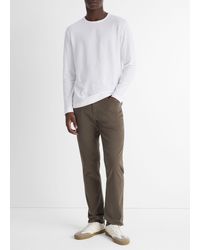Vince - Pima Cotton Piqué Long-Sleeve T-Shirt - Lyst