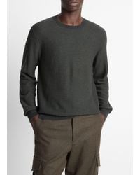 Vince - Geo-Jacquard Wool-Blend Crew Neck Sweater - Lyst