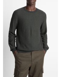 Vince - Geo-Jacquard Wool-Blend Crew Neck Sweater - Lyst