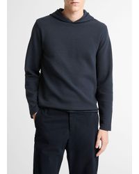 Vince - Variegated Stripe Double-Face Cotton-Blend Hoodie - Lyst