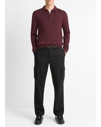 Vince - Wool Polo Sweater - Lyst