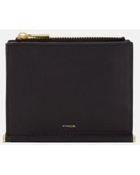 Vince - Toggle Bar Leather Bifold Wallet - Lyst
