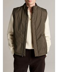 Vince - Insulated Tech-Fabric Vest - Lyst