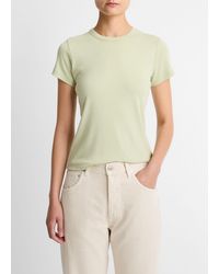 Vince - Pima Cotton-Blend '90S Shrunken T-Shirt - Lyst