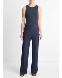 Vince - Colette High-Rise Crepe Bias Pant - Lyst