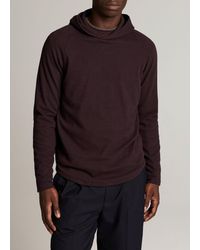 Vince - Broken Twill Pullover Hoodie - Lyst