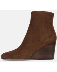 Vince - Andy Suede Ankle Boot, Brown, Size 11 - Lyst