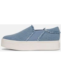 Vince - Warren Fray Sneaker, Blue, Size 10 - Lyst