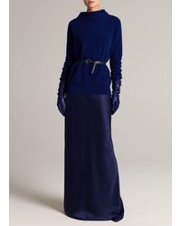 Vince - Satin Bias Column Skirt - Lyst