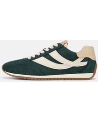 Vince - Oasis Suede & Leather Runner Sneaker - Lyst