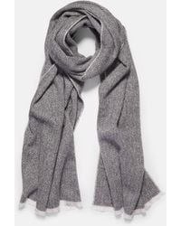 Vince - Herringbone Cashmere Scarf, Multicolor - Lyst
