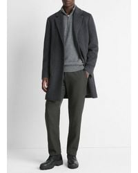 Vince - Classic Italian Wool-Blend Coat - Lyst