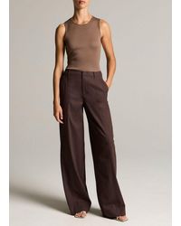 Vince - Mid-Rise Paneled Stretch-Cotton Pant - Lyst