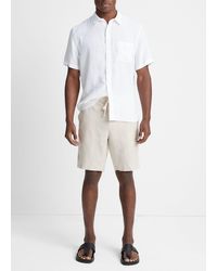 Vince - Lightweight Hemp Short, Beige, Size M - Lyst