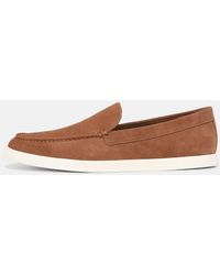Vince - Sonoma Suede Loafer, Brown, Size 11 - Lyst