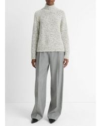 Vince - Italian Marled Wool-Blend Turtleneck Sweater - Lyst