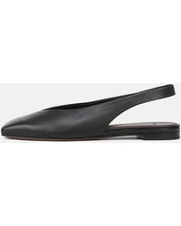 Vince - Darlina Leather Slingback Flat - Lyst