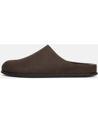 Vince - Leo Nubuck Leather Clog Mule - Lyst