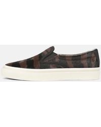 Vince - Blair Animal-Print Calf Hair Sneaker - Lyst