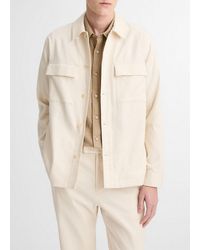Vince - Italian Linen-Cotton Chore Coat - Lyst