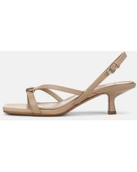 Vince - Tali Leather Slingback Sandal - Lyst