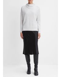 Vince - Boiled Funnel Neck Sweater - Lyst