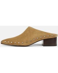 Vince - August Studded Suede Mule - Lyst