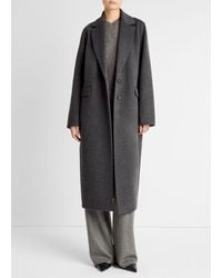 Vince - Wool-Blend Single-Breasted Coat - Lyst
