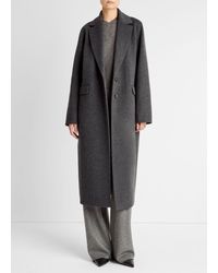 Vince - Wool-Blend Single-Breasted Coat - Lyst